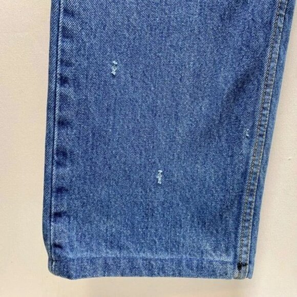 Vintage Levi’s 501XX Blank Tab Jeans Men's 34x31Blue Hemmed 30" Button Fly Denim - Picture 4 of 16